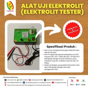 Alat Uji Elektrolit (Elektrolit Tester)